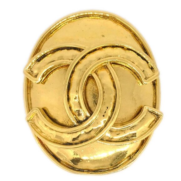 Chanel Oval Brooch Gold 94P XX40163 - Picture 1 of 4